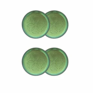 The Garden Puck Set — Four Handcrafted Orgonite Pucks by FTW