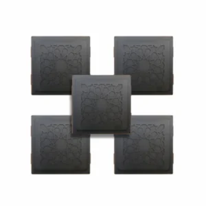 Shungite Orgonite Tile Pack of 5 — Handcrafted by FTW