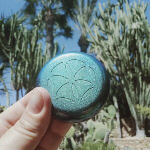 the garden puck set — four handcrafted orgonite pucks by ftw