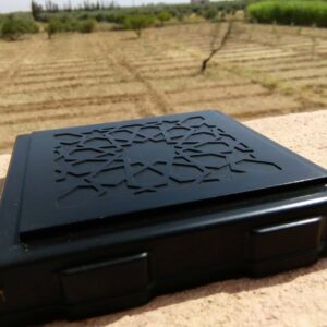 shungite orgonite tile pack of 5 — handcrafted by ftw
