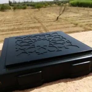 shungite orgonite tile pack of 5 — handcrafted by ftw
